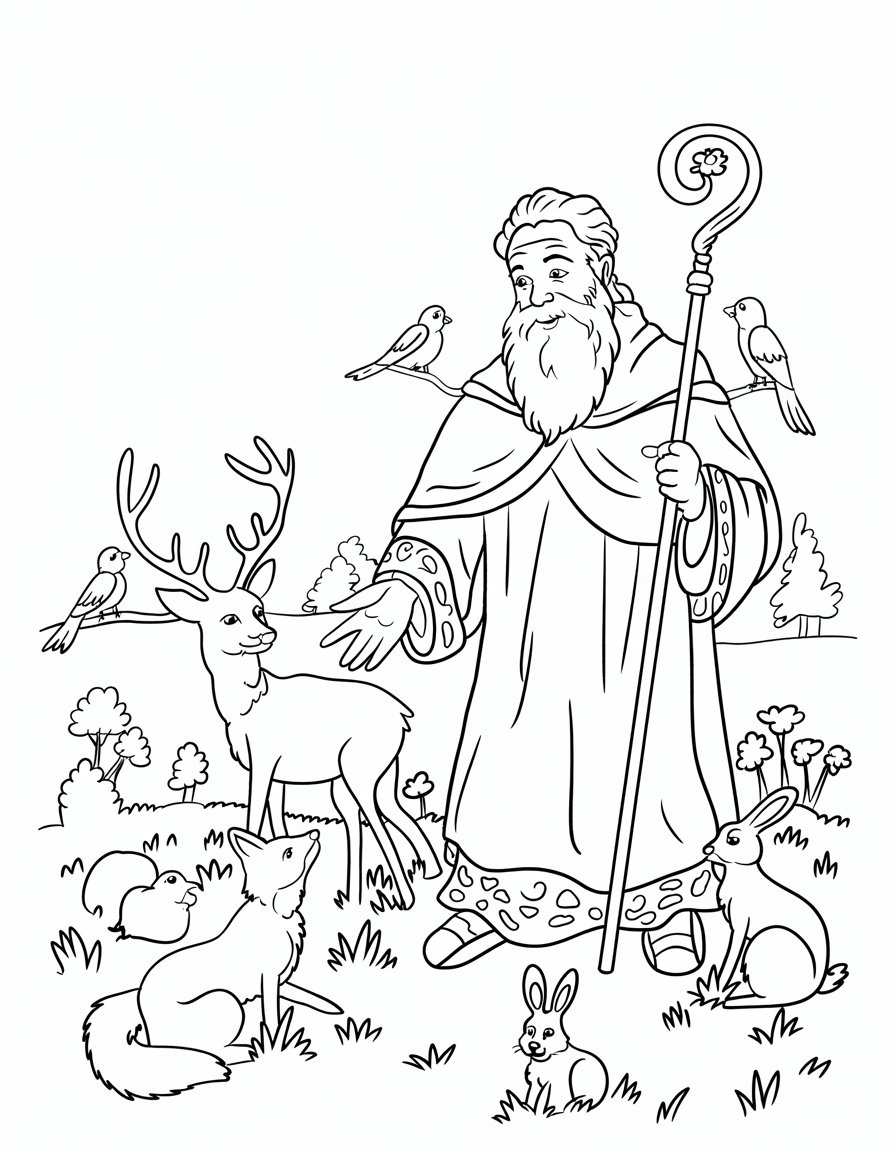 Patrick with Animals